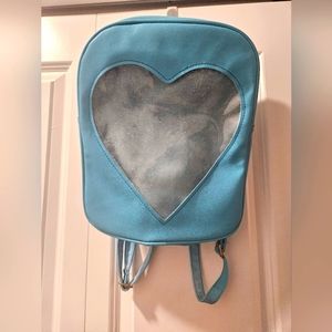 Baby blue ITA display bag backpack